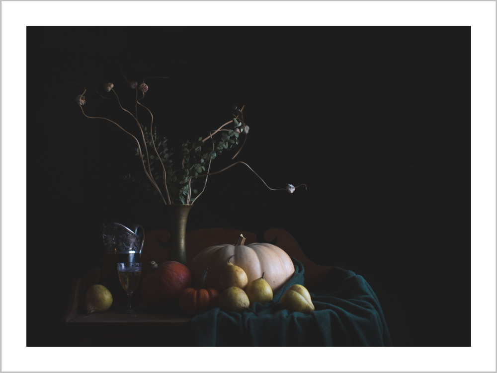 Still Life with Harvest Fruits — K Lenhart Photography